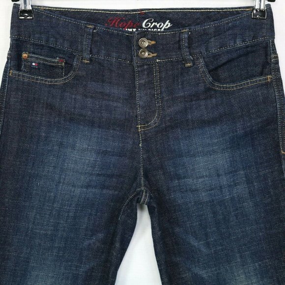 Tommy Hilfiger Hope Crop Jeans Dark Stretch 4 - Picture 5 of 9